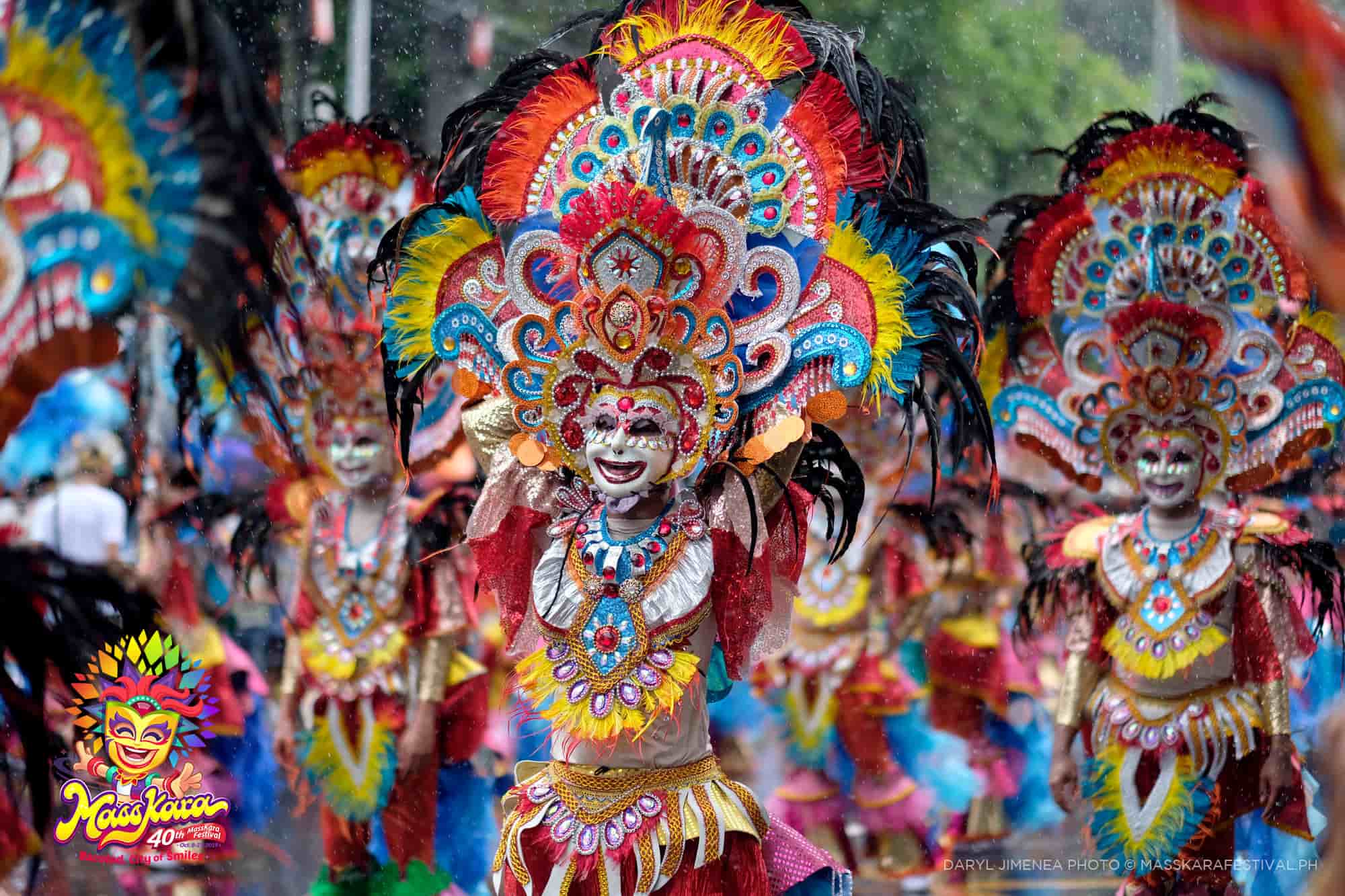 masskara festival in bacolod city of smiles