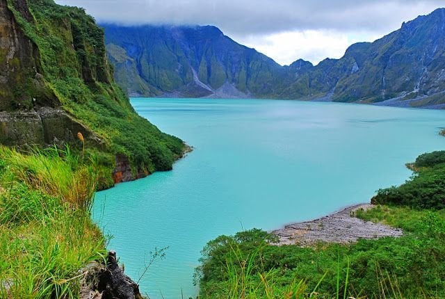 Lake Pinatubo at the volcano’s crater