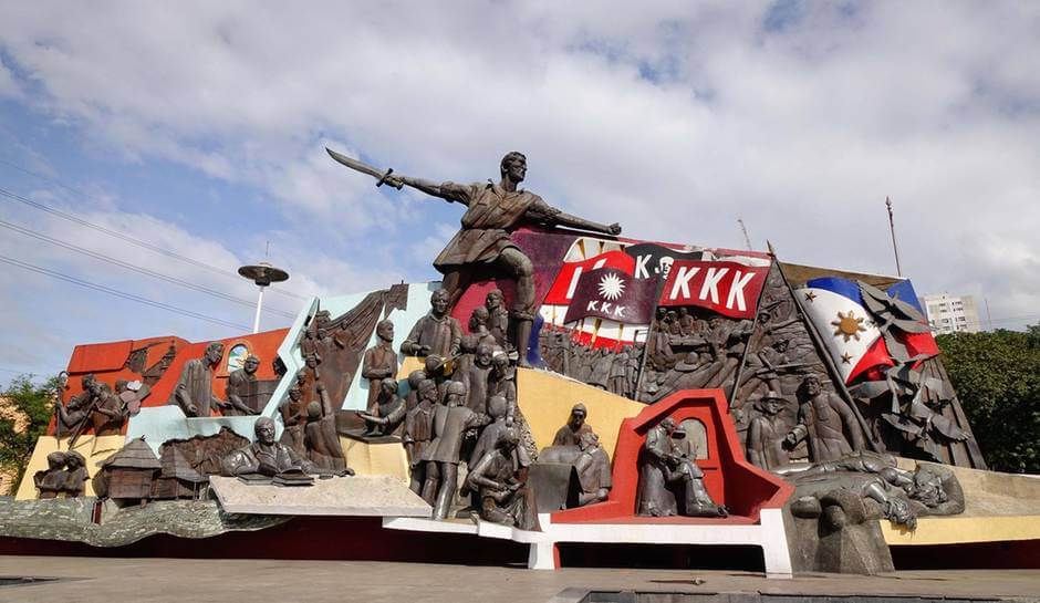 Monument of Katipunan Revolution leading to Philippine Independence