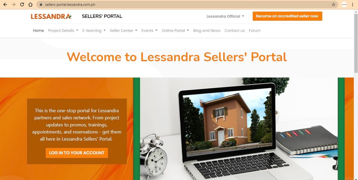 Lessandra Sellers’ Portal Homepage