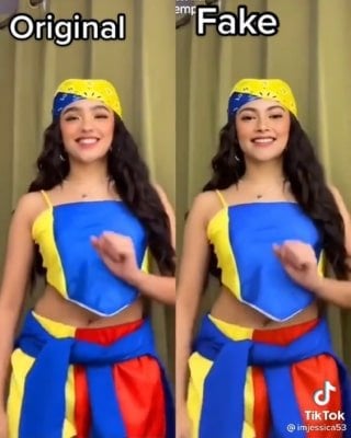 Trending Tiktok videos face swapped with Andrea Brillantes